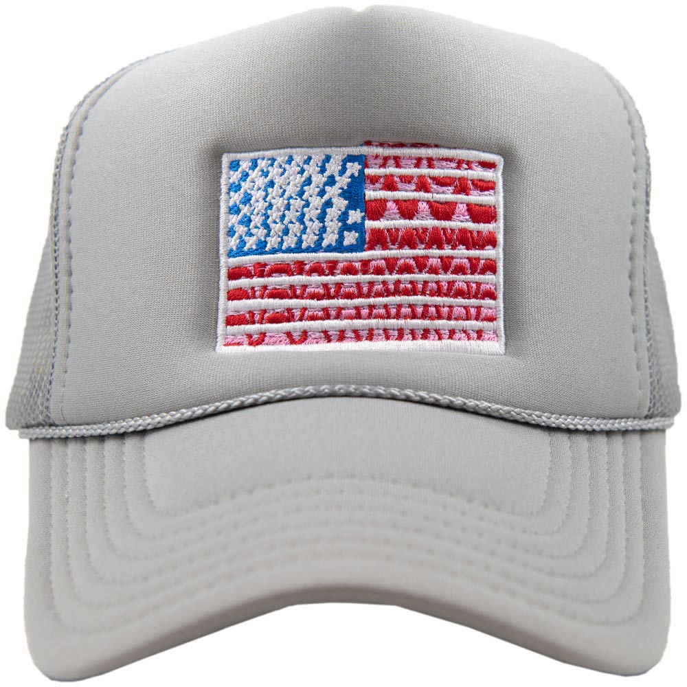 American Flag Trucker Hat