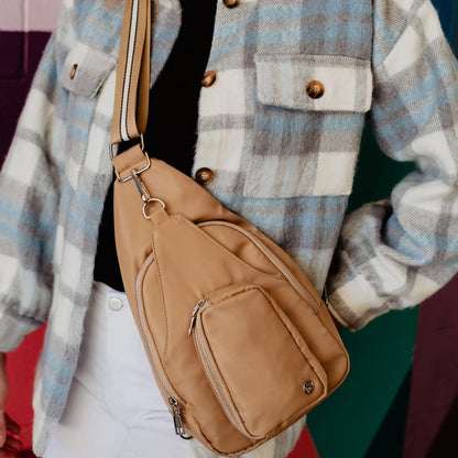 Tan Sling Bag